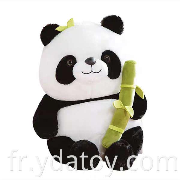 Cute plush panda pillow toys